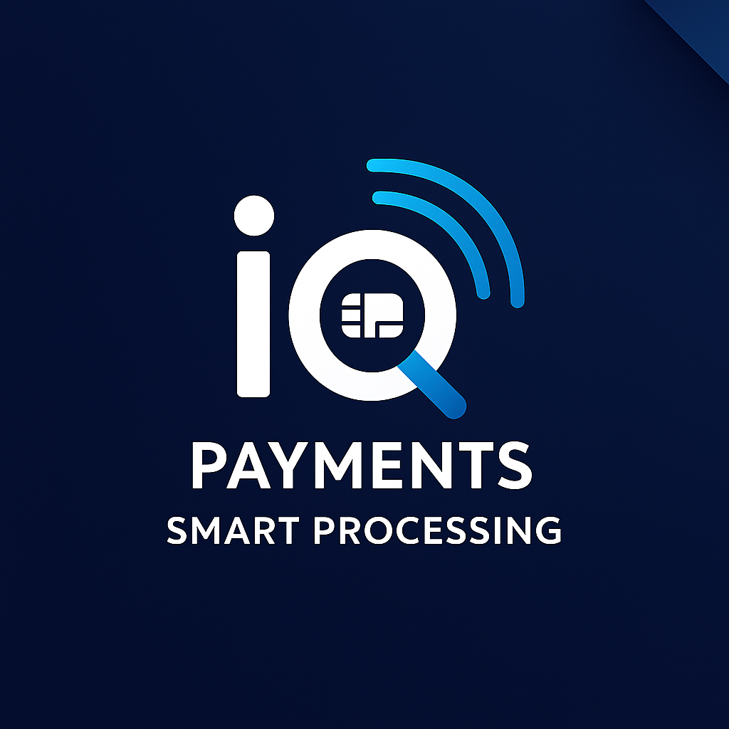 iQ Payments Smart Processing Deep Navy Blue